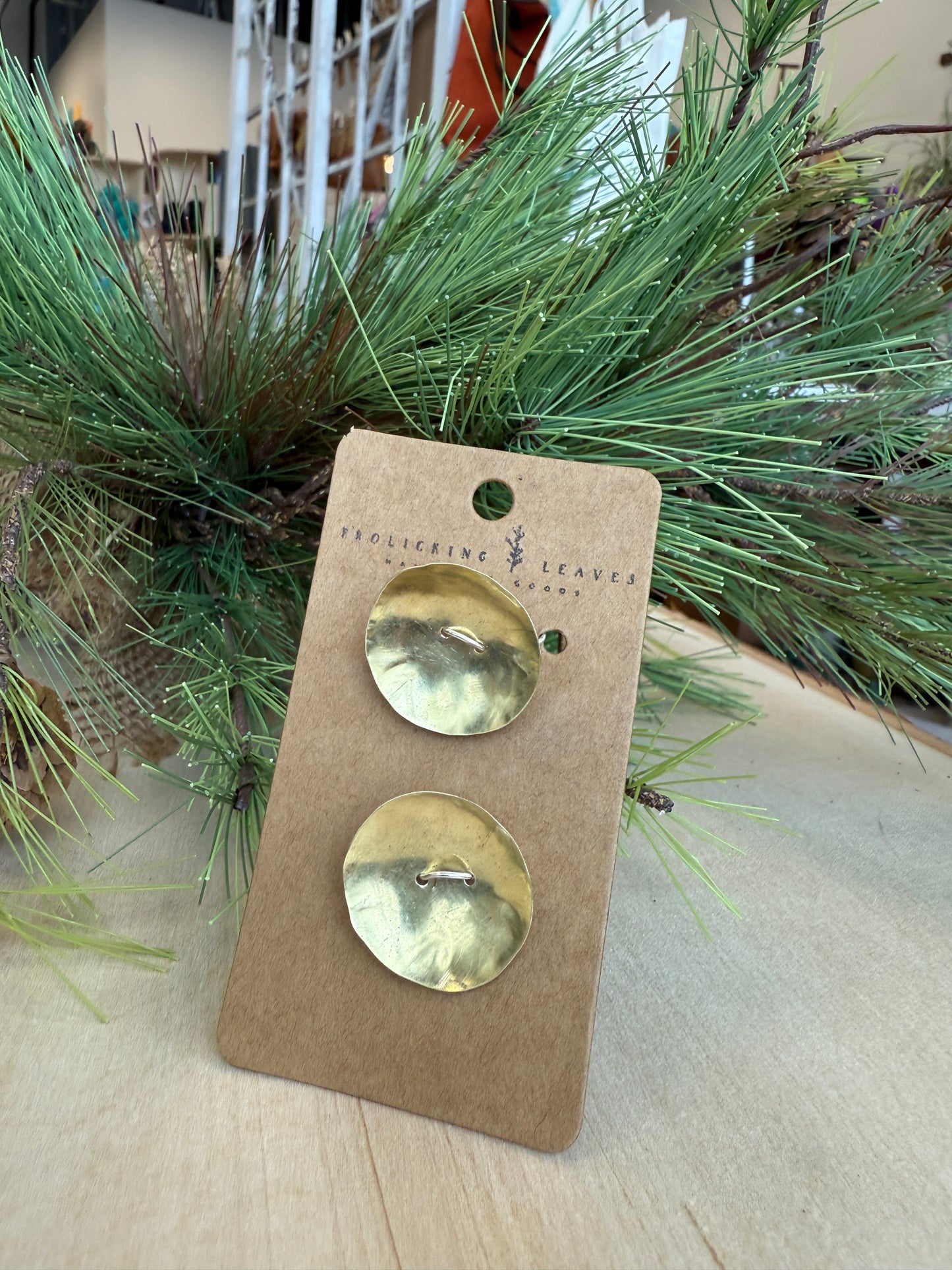 Hand Cut Brass Button