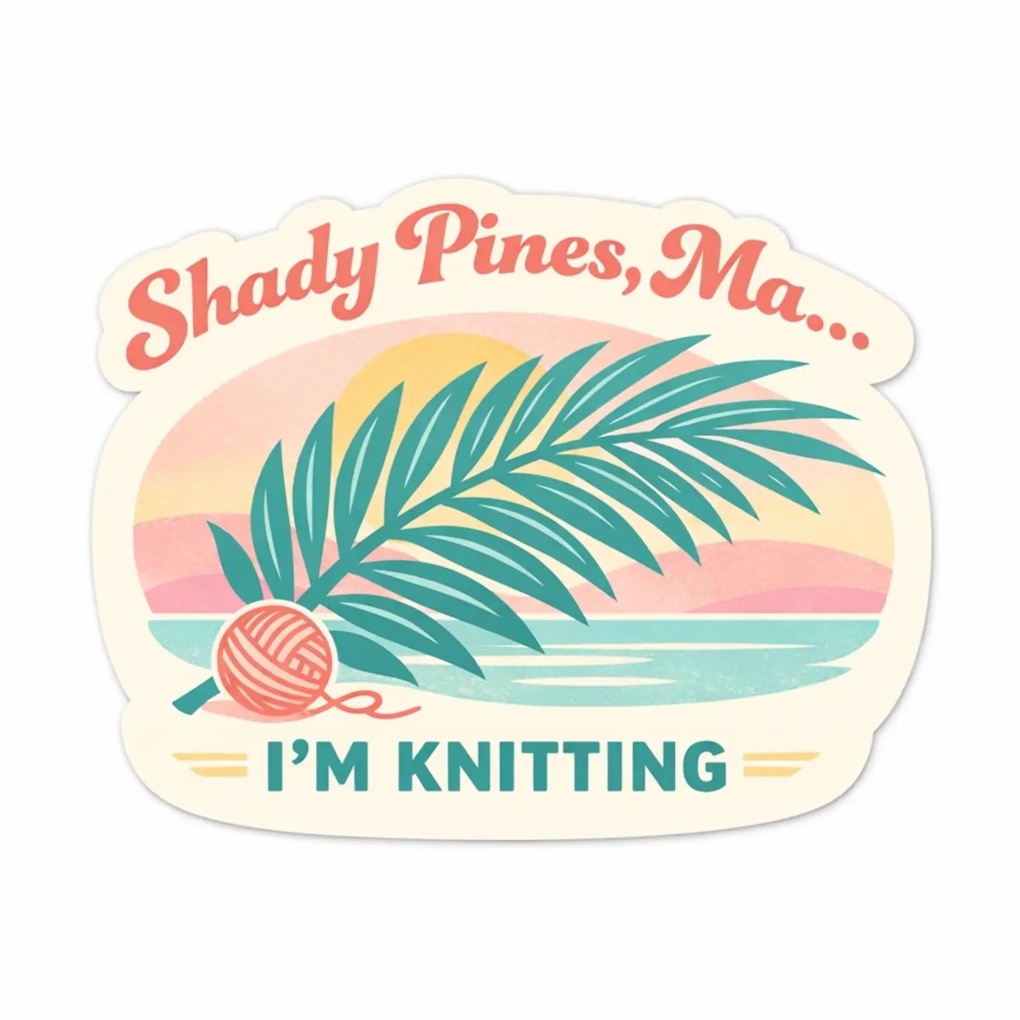 Shady Pines Vinyl Sticker