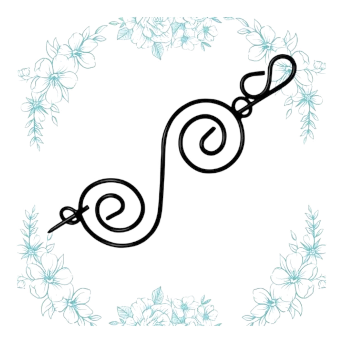 Nirvana Swirl Shawl Pin