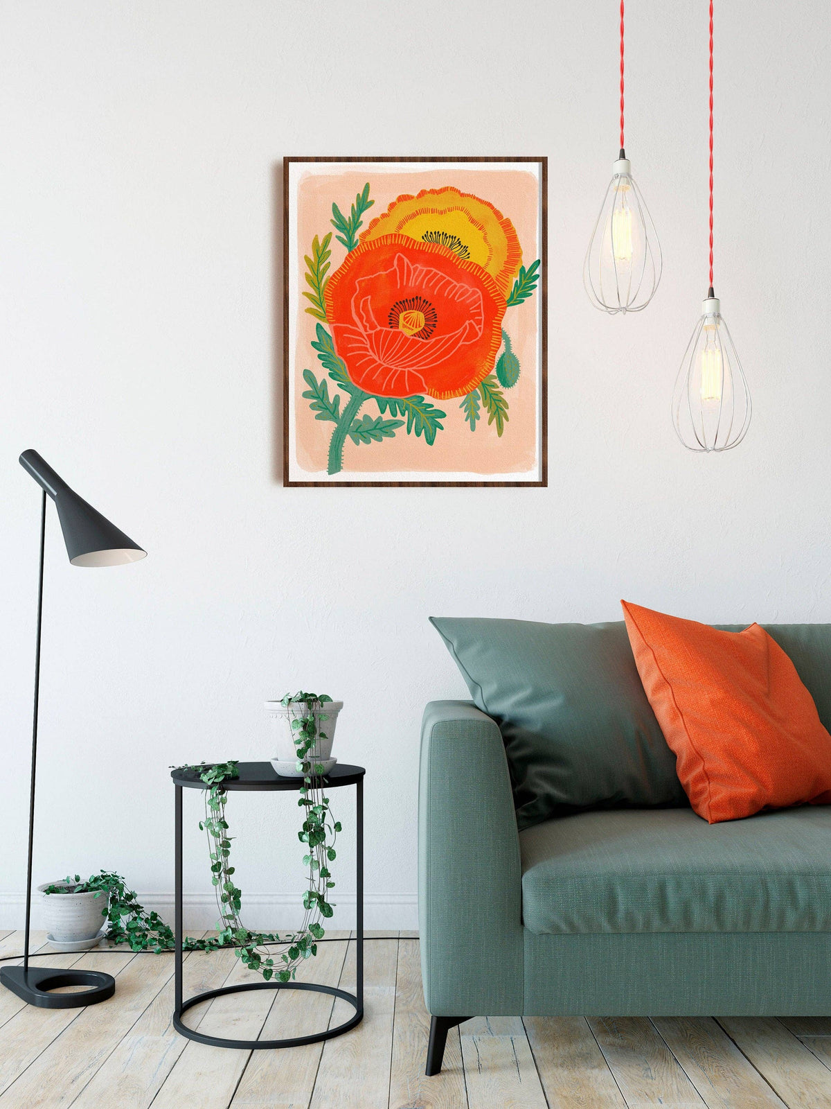 Poppy Garden - Botanical Art Print