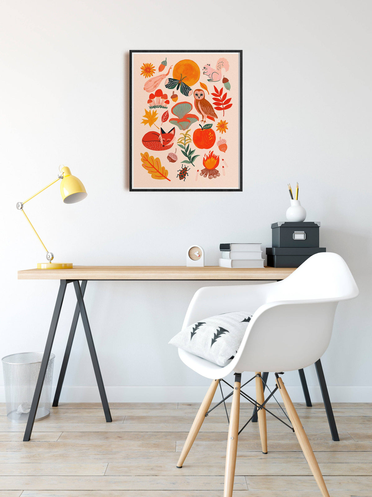 Favorite Fall Things - Autumn Art Print