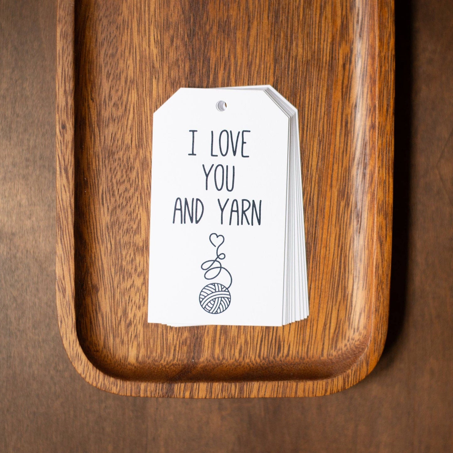 Love You and Yarn Gift Tags