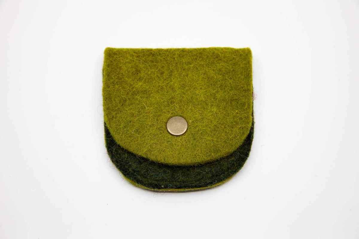 The Curve-Mini Felt Pouch