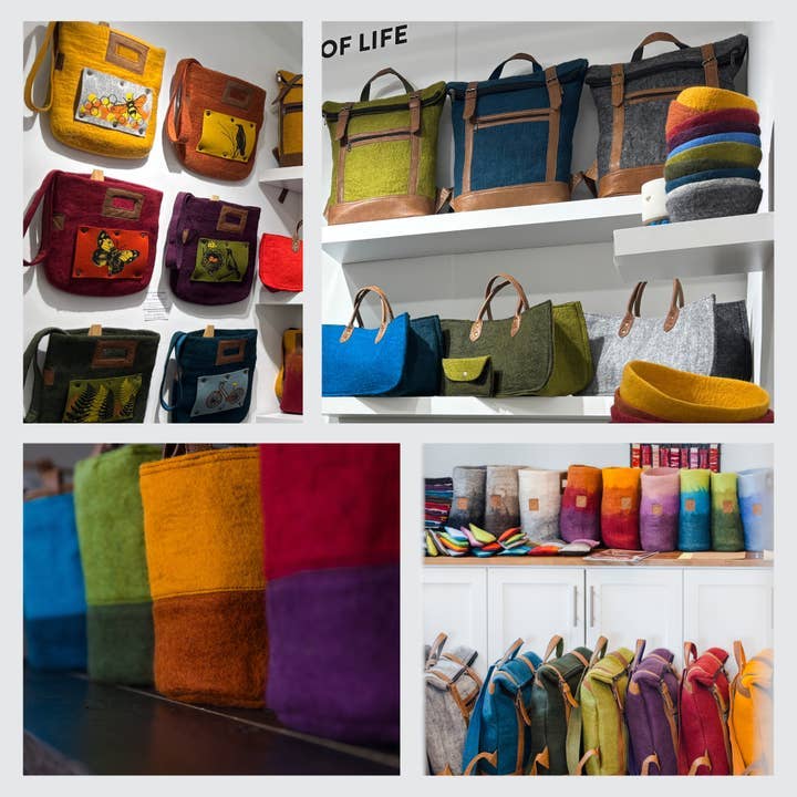 2-Tone Medium Felt Pouch