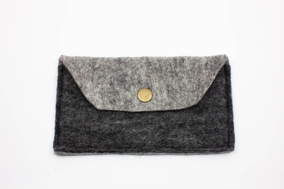 Snap-and-Go Mini Felt Pouch