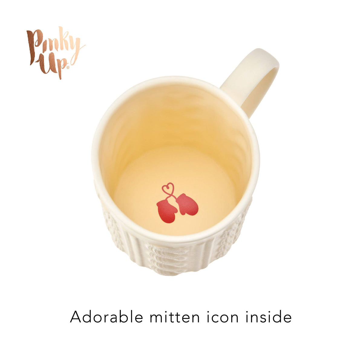 Cozy Knit Ceramic Mug & Infuser