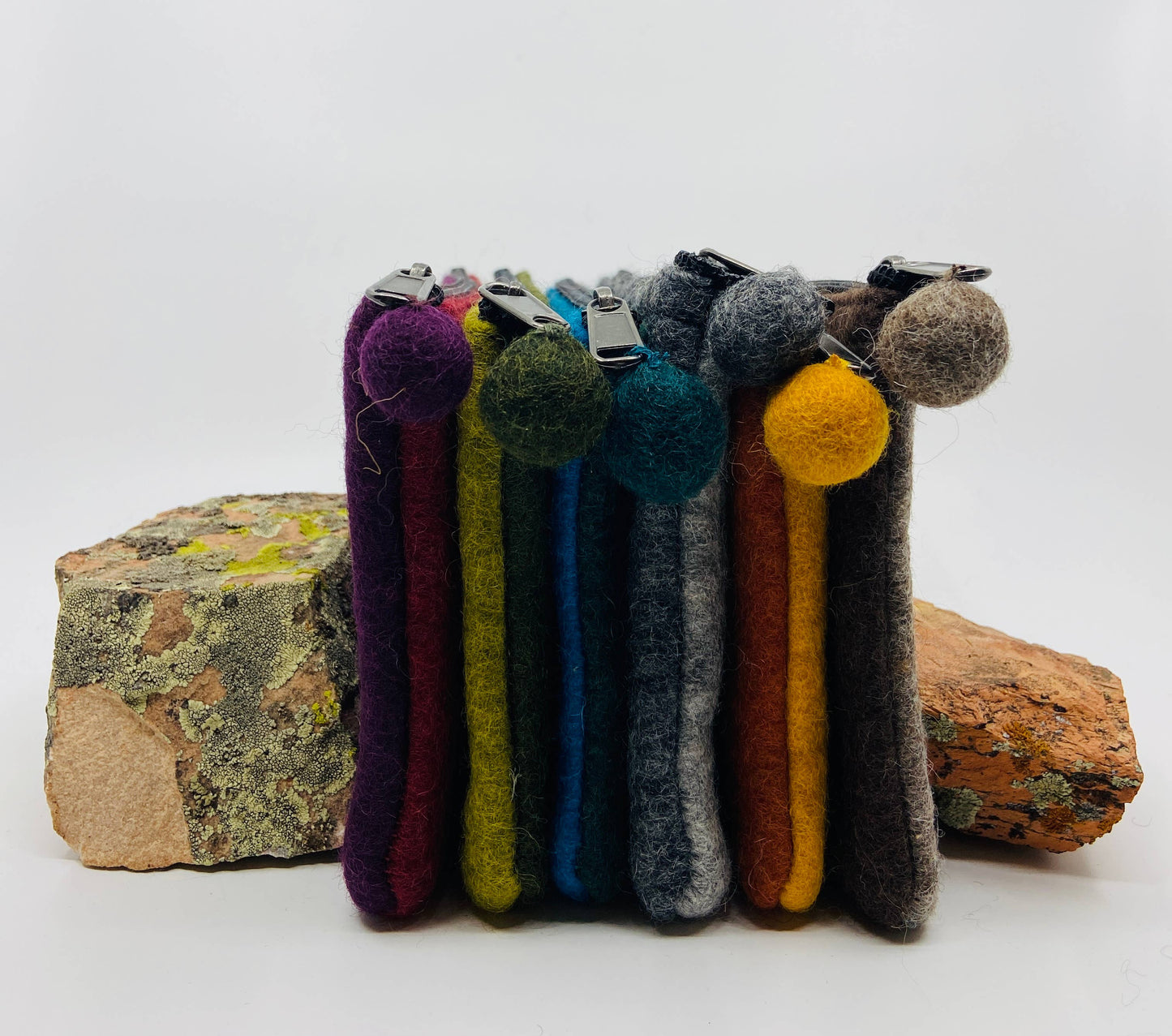 2-Tone Medium Felt Pouch