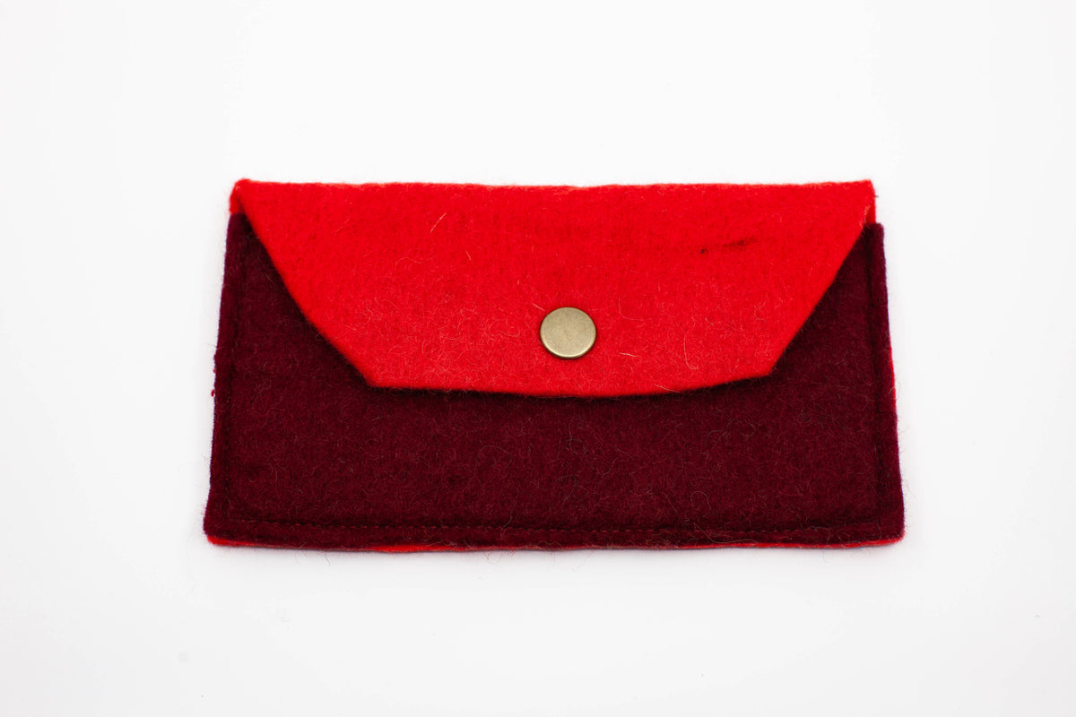 Snap-and-Go Mini Felt Pouch