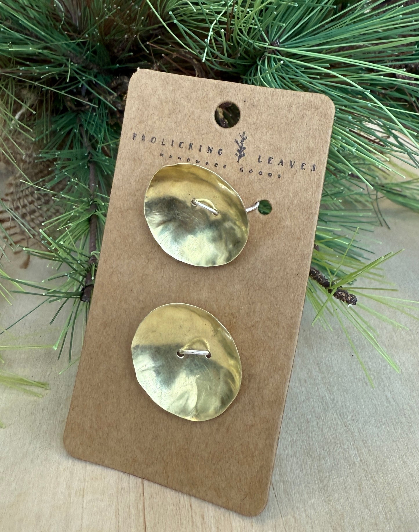 Hand Cut Brass Button