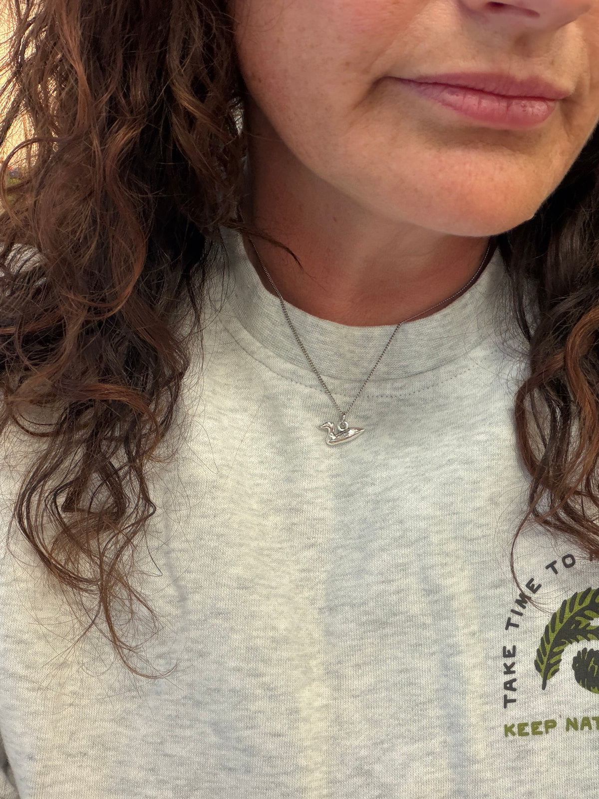 Up North Loon Necklace