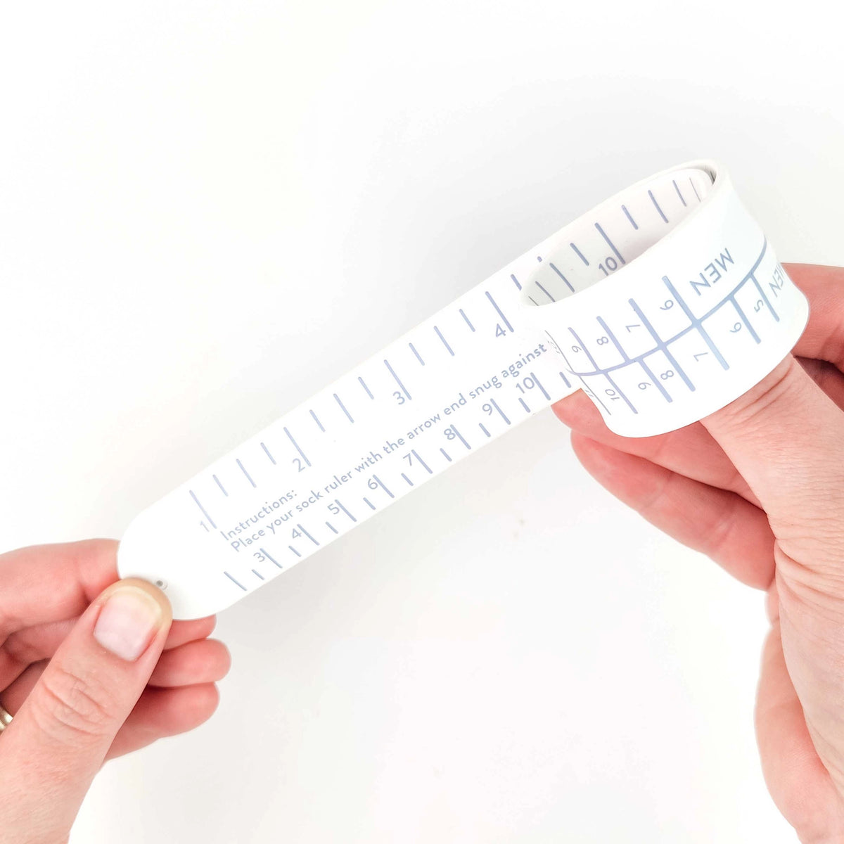 Sock Sizing Ruler