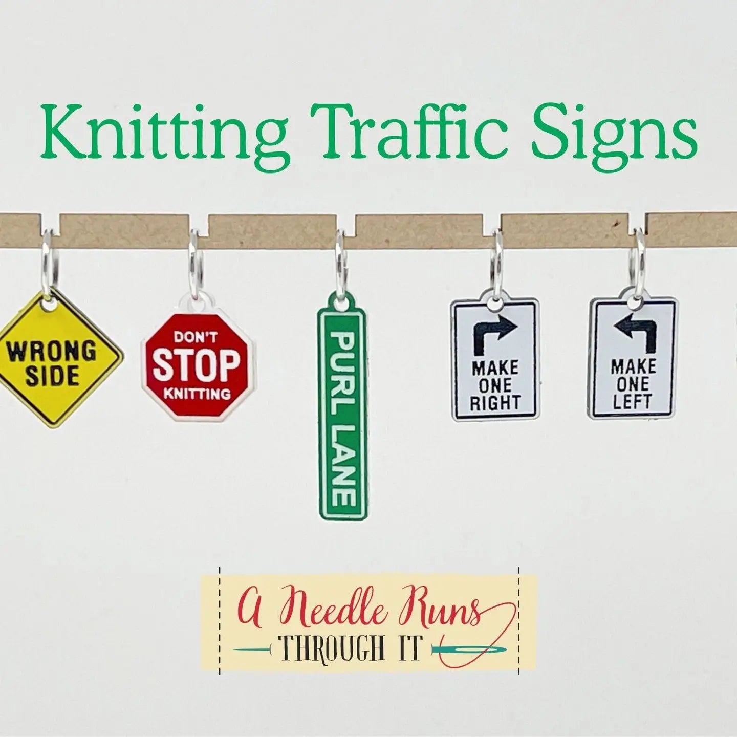 Traffic Sign Stitch Markers