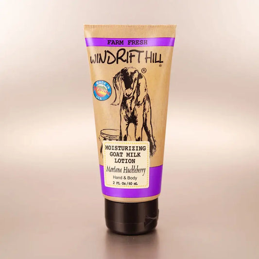Huckleberry Goat Milk Lotion Travel Size