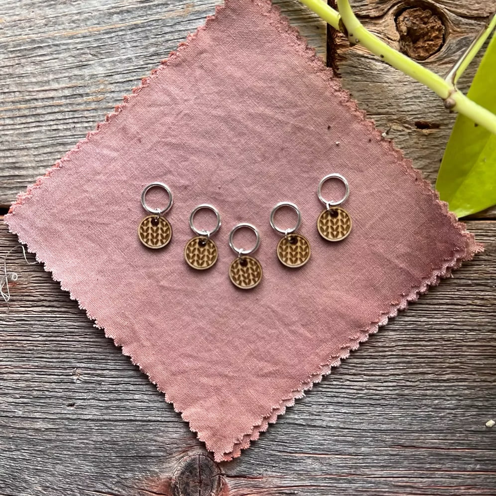 Stockinette Stitch Markers by Knitting in the Wild