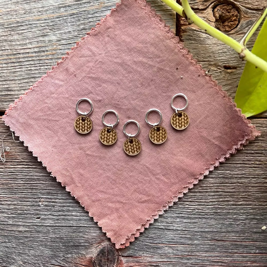 Stockinette Stitch Markers by Knitting in the Wild