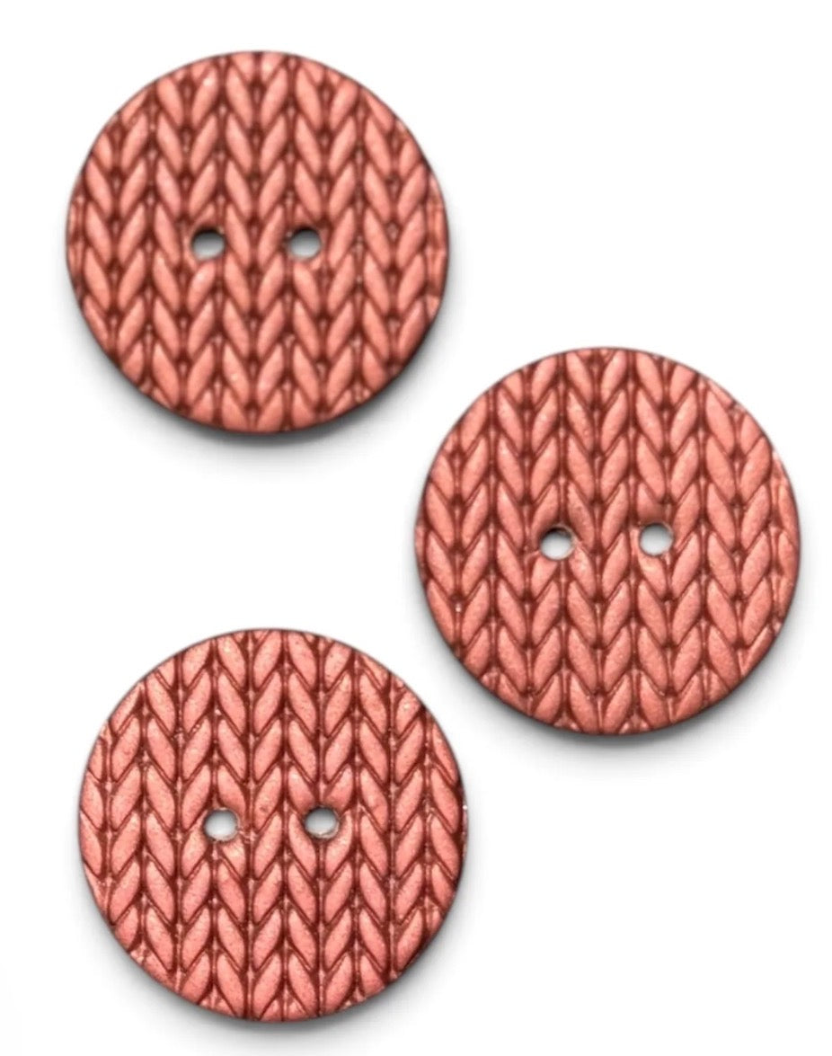 Stockinette Buttons 30mm