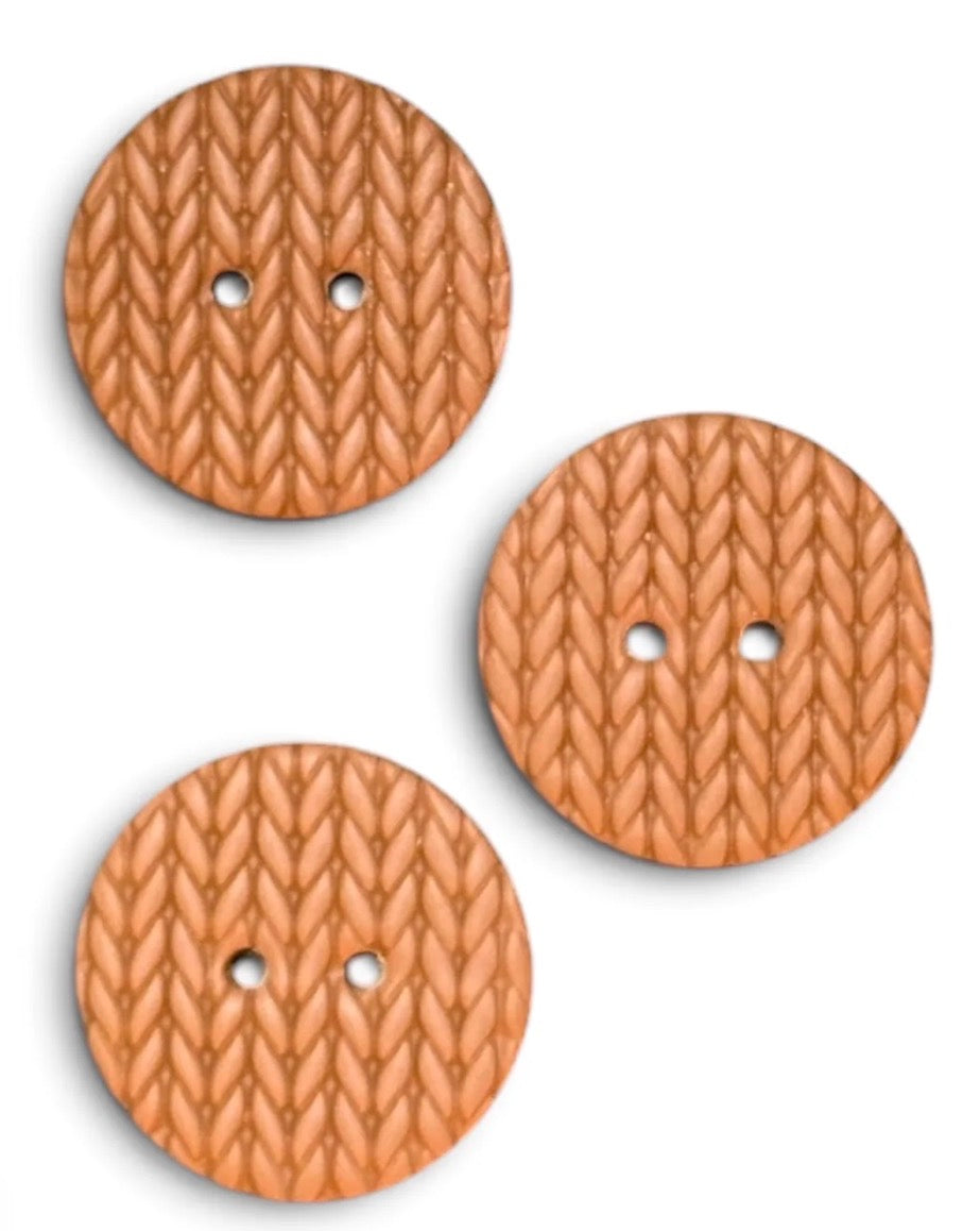 Stockinette Buttons 30mm