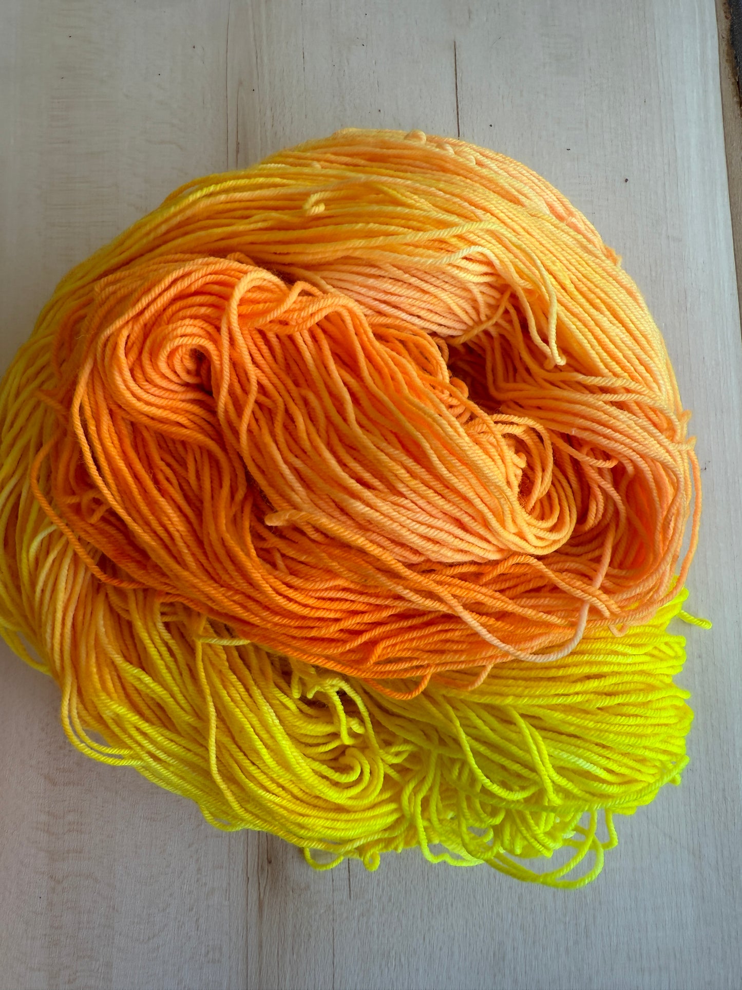 You Are My Sunshine Hand Dyed Yarn
