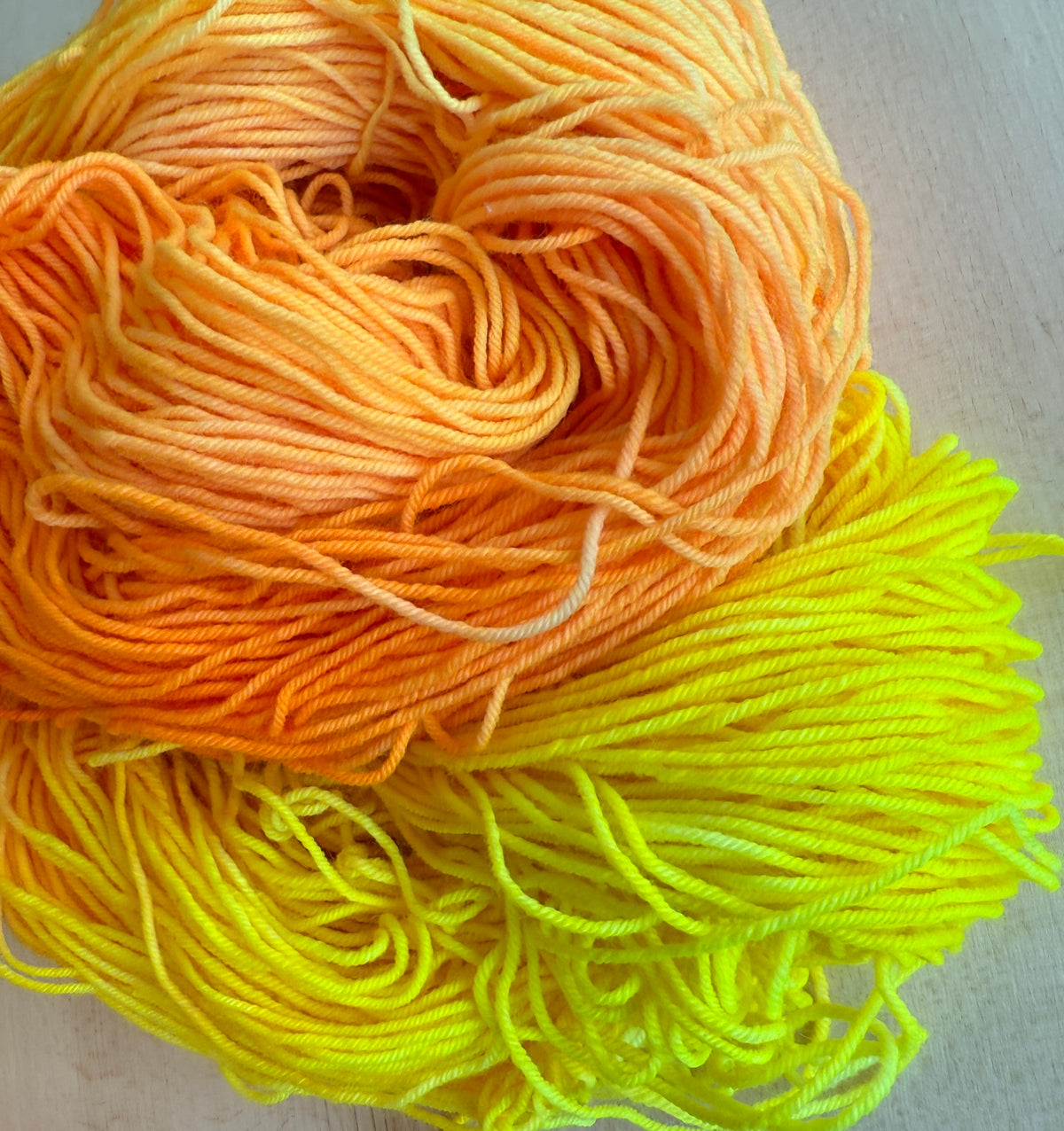 You Are My Sunshine Hand Dyed Yarn