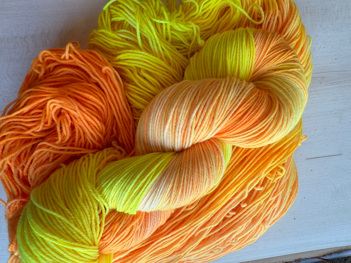 You Are My Sunshine Hand Dyed Yarn