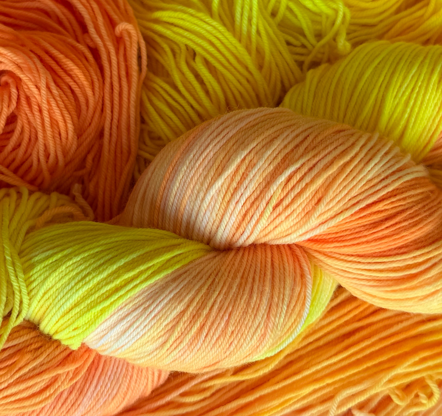 You Are My Sunshine Hand Dyed Yarn