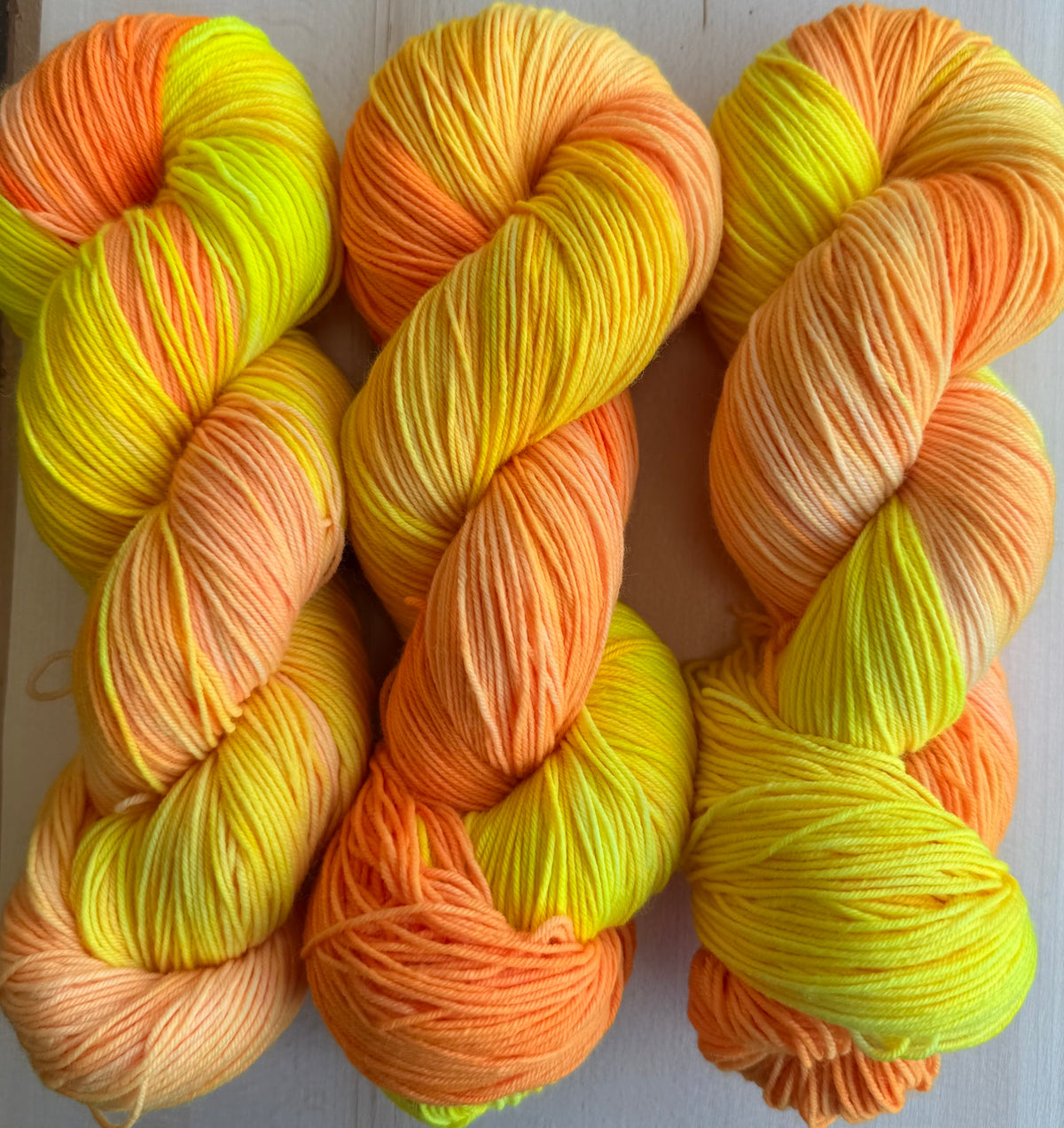 You Are My Sunshine Hand Dyed Yarn