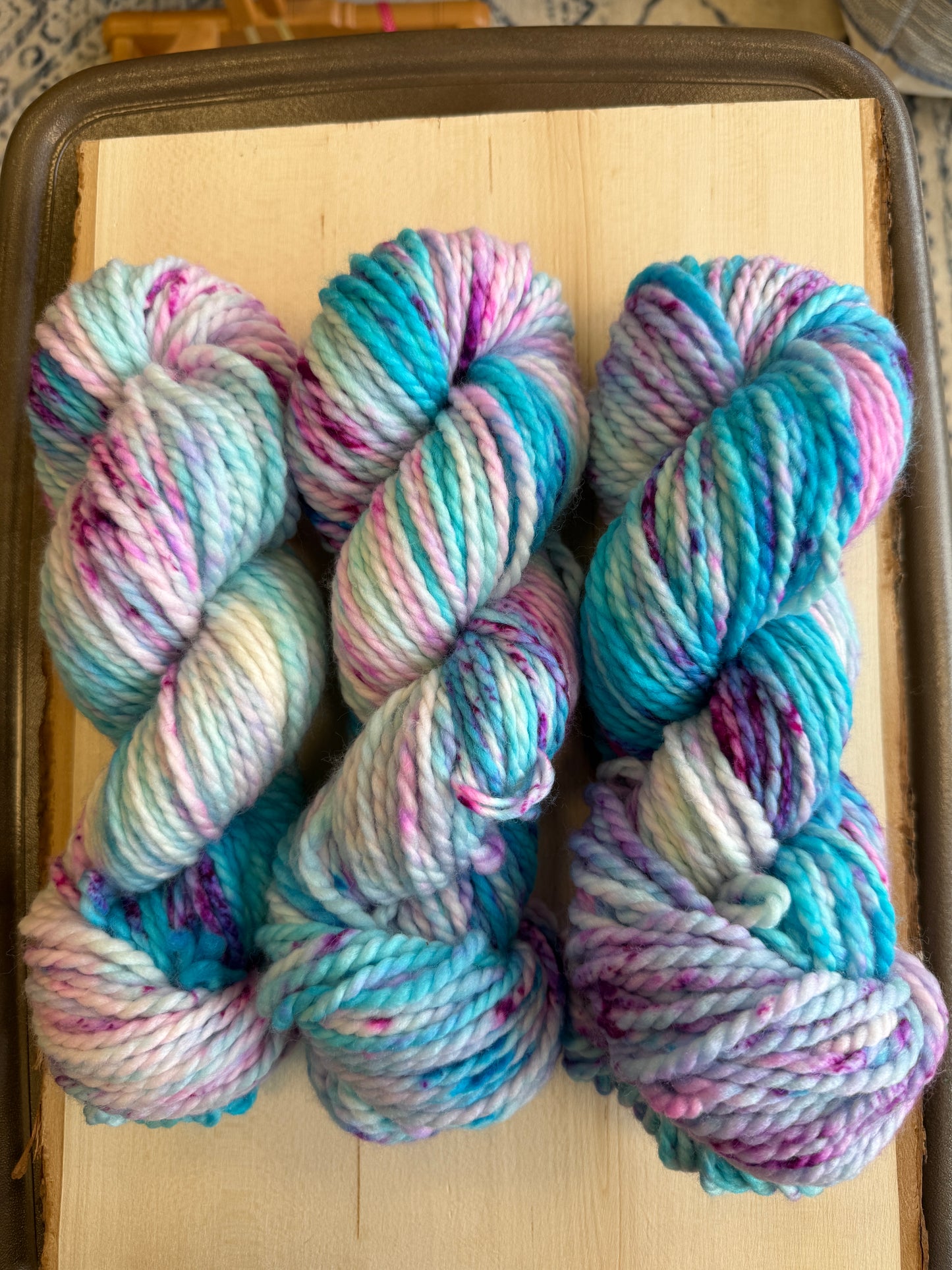 Frostbite Hand Dyed Yarn