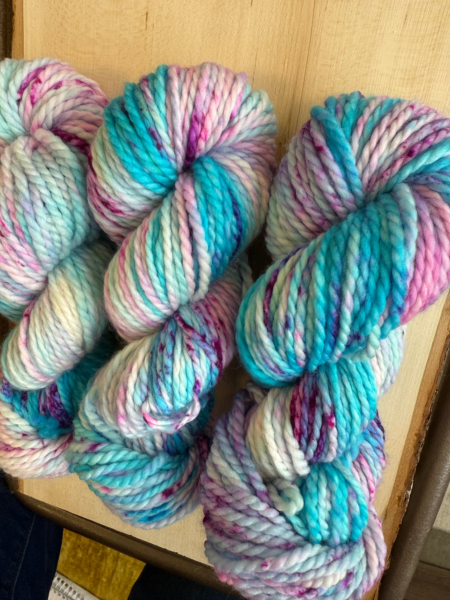 Frostbite Hand Dyed Yarn
