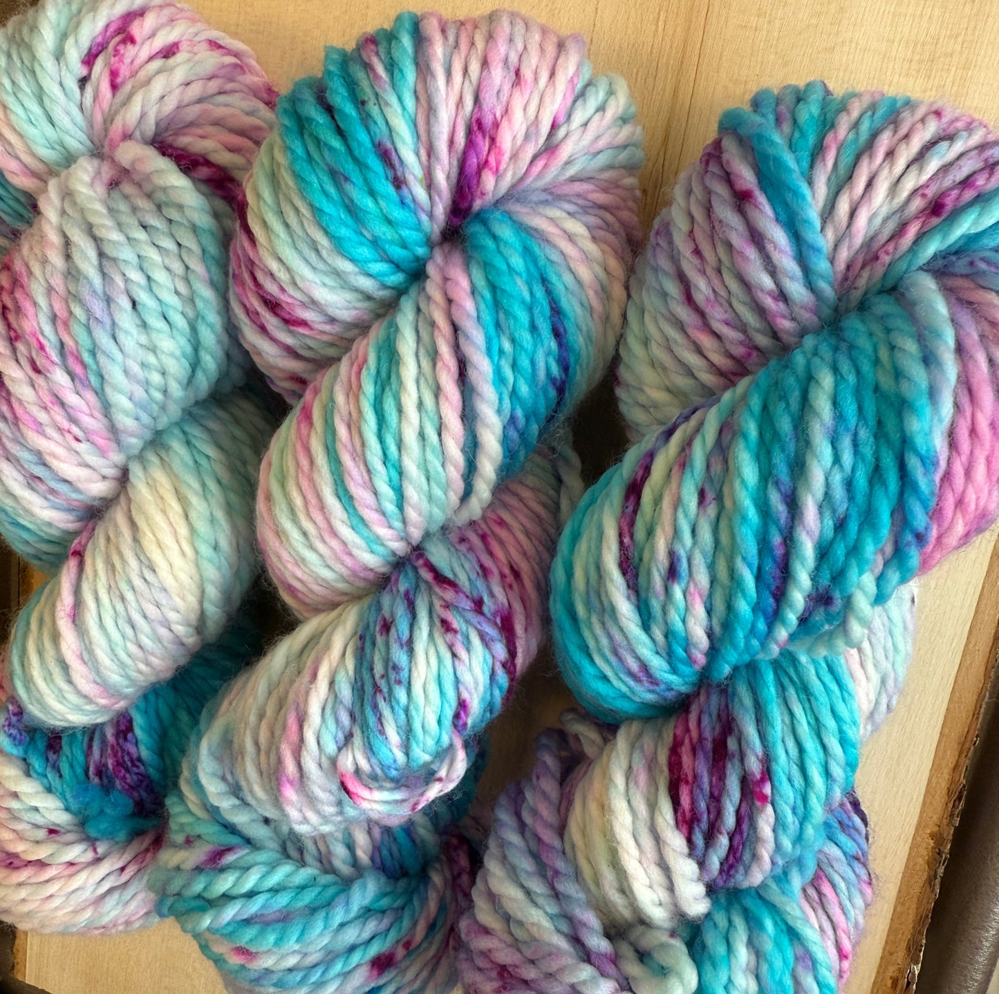 Frostbite Hand Dyed Yarn