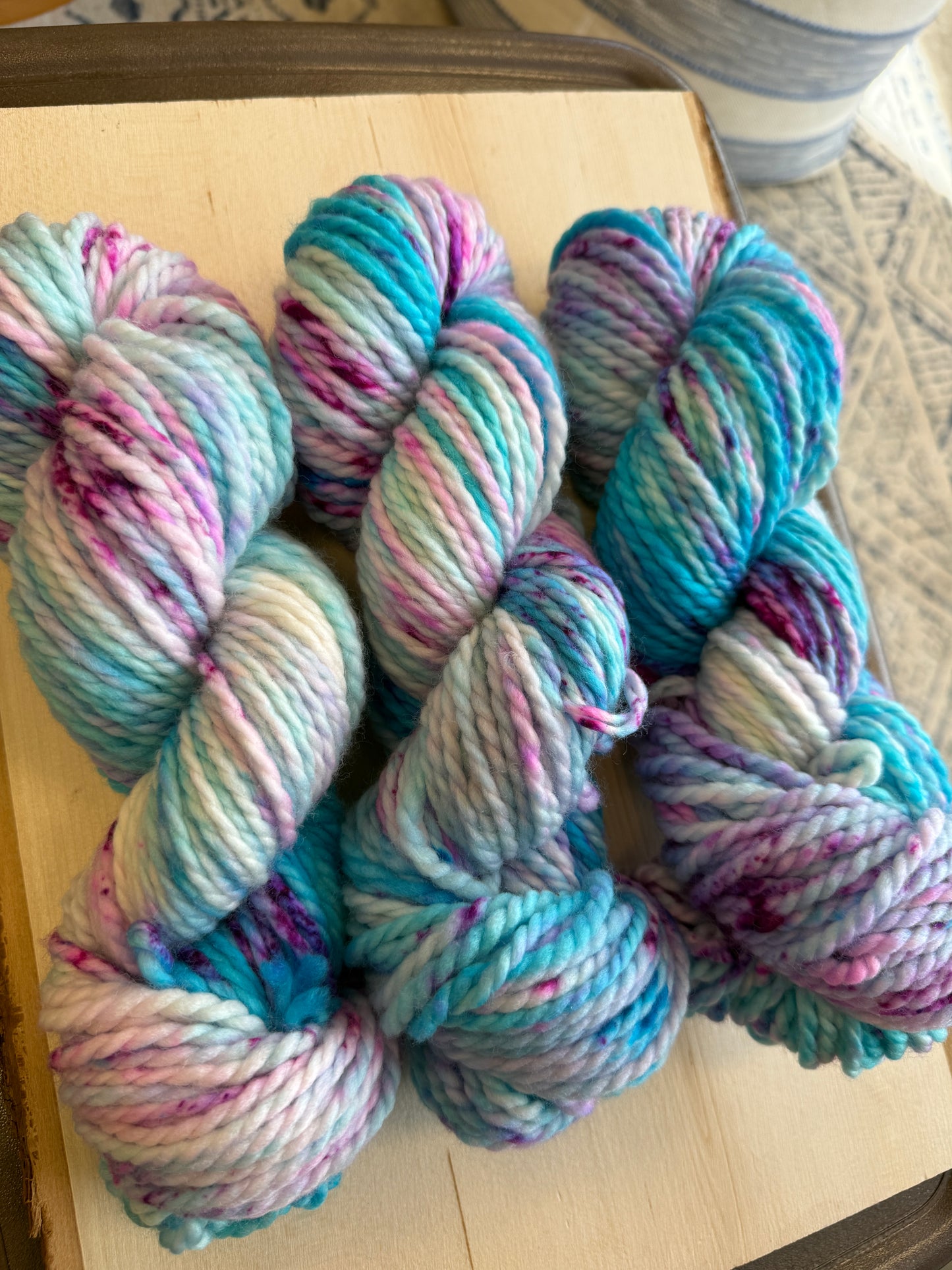 Frostbite Hand Dyed Yarn
