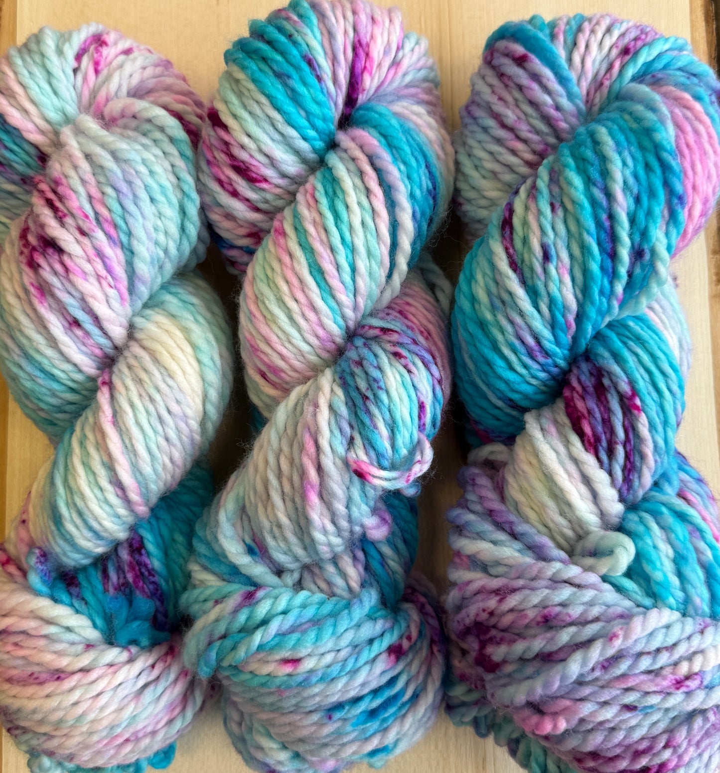 Frostbite Hand Dyed Yarn