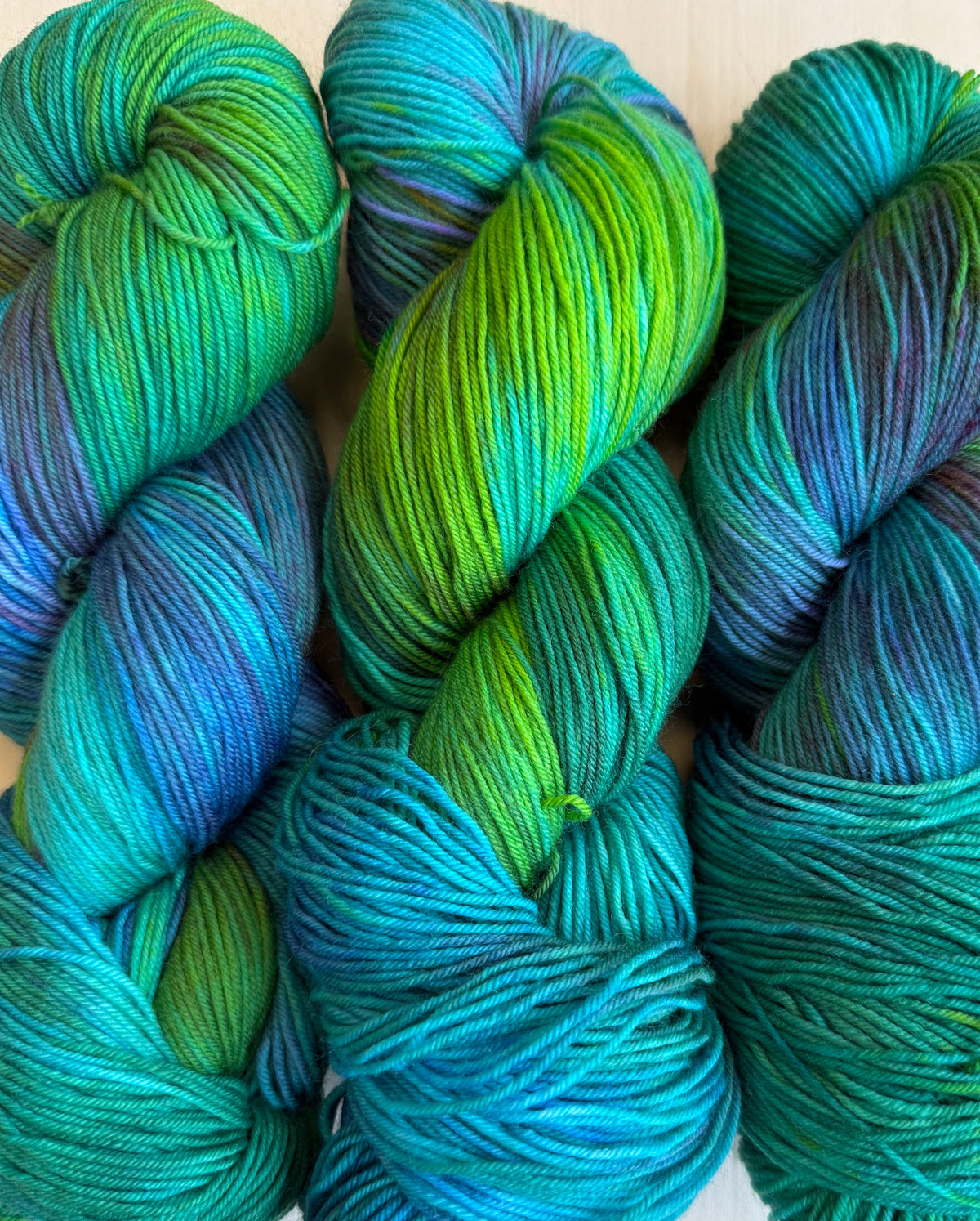 Dancing Lights Hand Dyed Yarn
