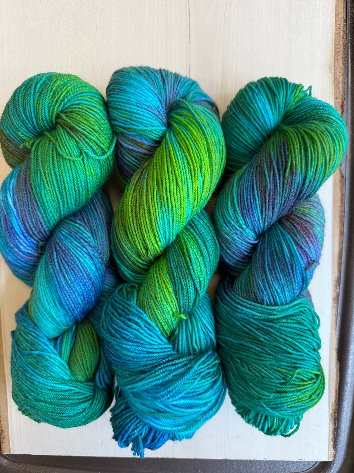Dancing Lights Hand Dyed Yarn
