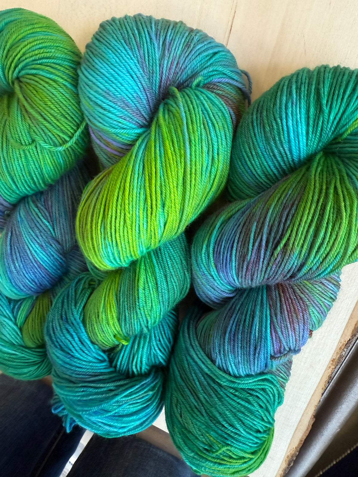Dancing Lights Hand Dyed Yarn