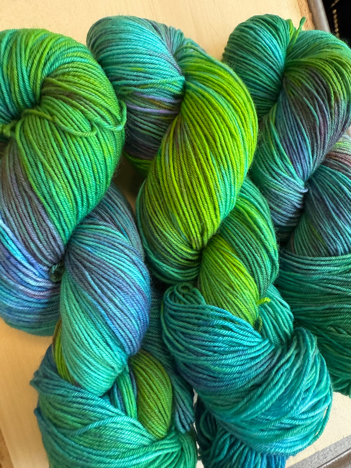 Dancing Lights Hand Dyed Yarn