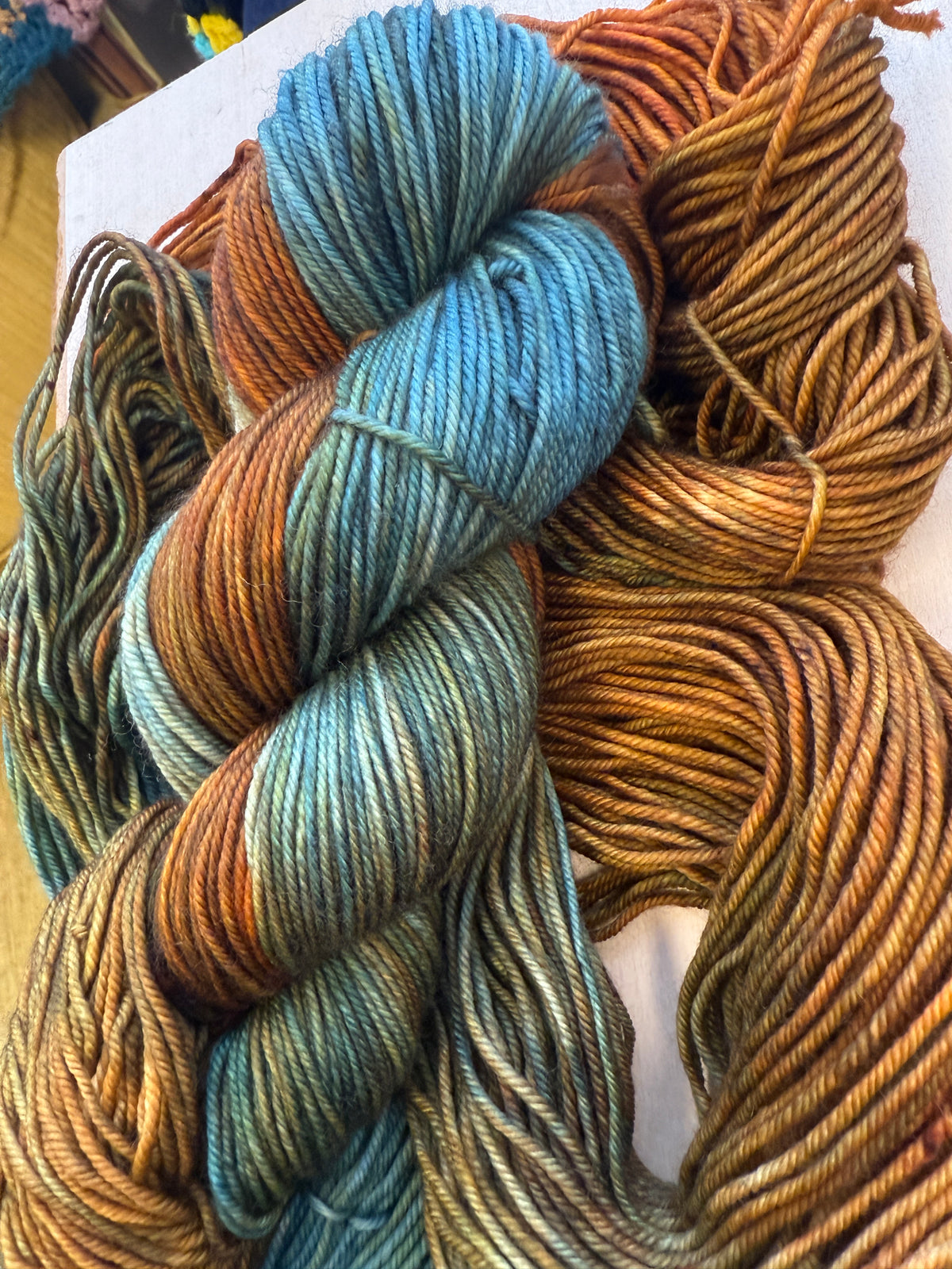 Desert Sunset Hand Dyed Yarn