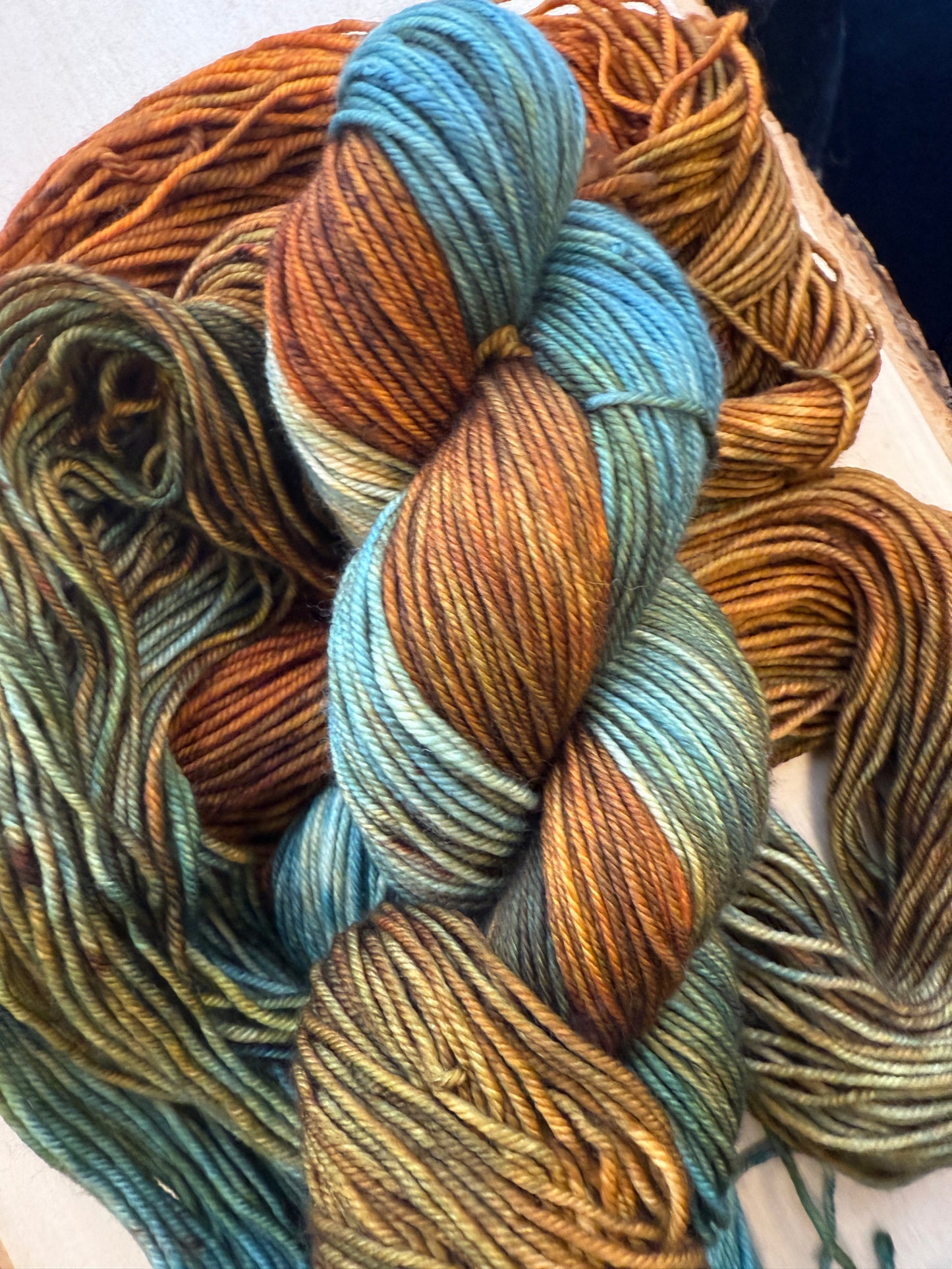 Desert Sunset Hand Dyed Yarn