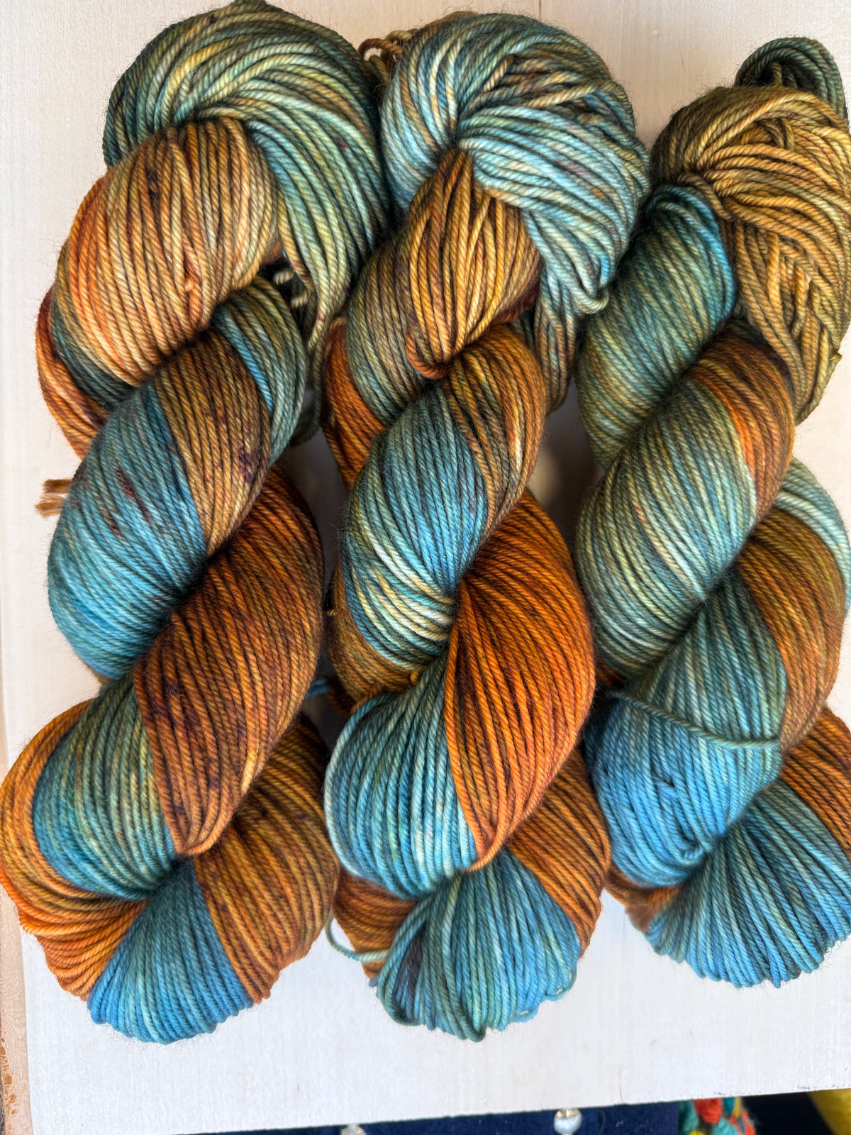 Desert Sunset Hand Dyed Yarn