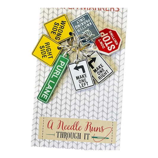 Traffic Sign Stitch Markers