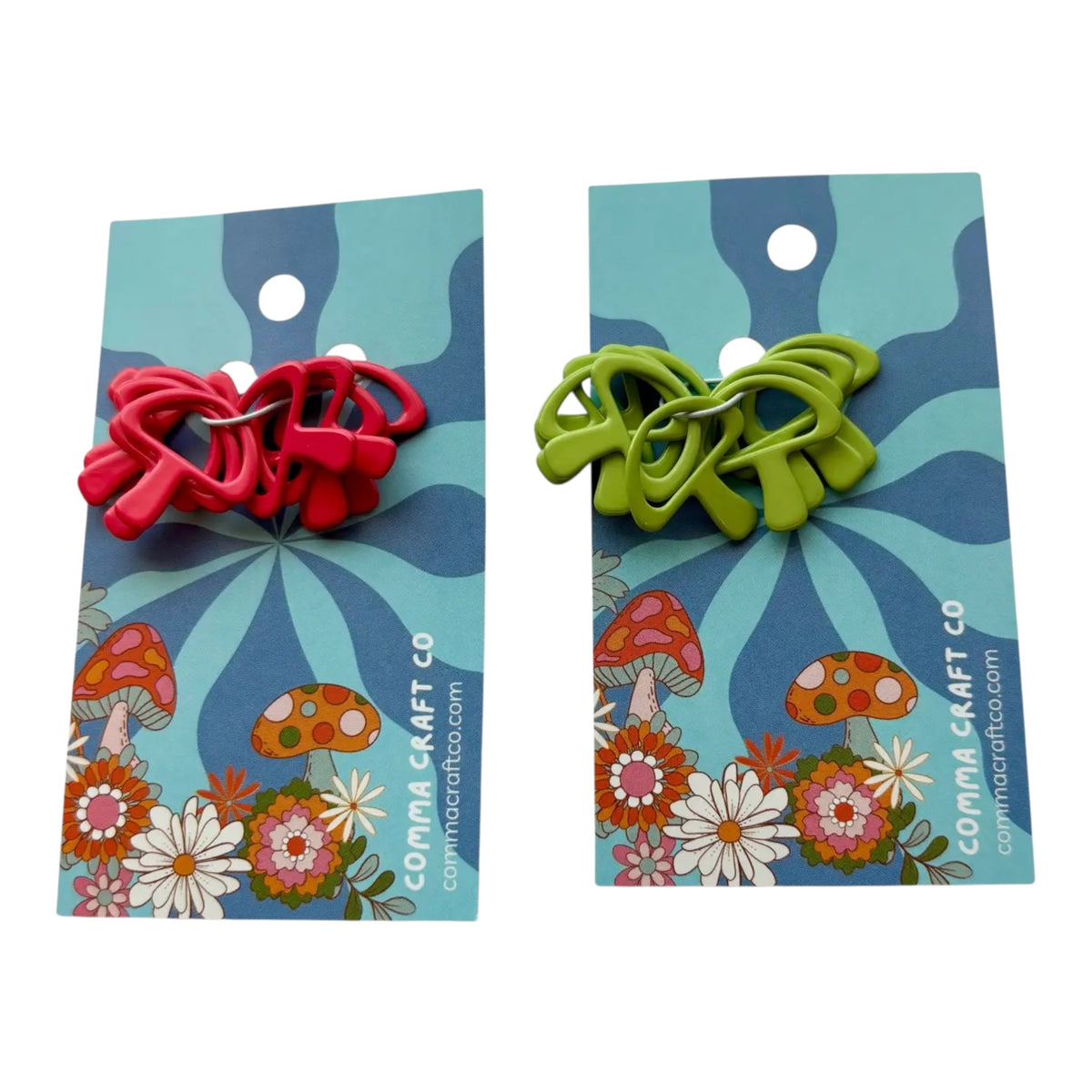 Mushroom Stitch Markers - Snag Free