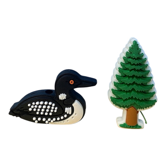 Loon & Pine Stitch Stoppers