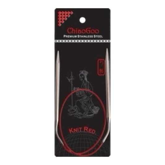 ChiaoGoo SS Circular 12” Knit Red Size 00