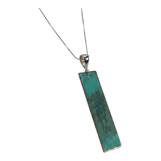 Patina Copper Sterling Necklace