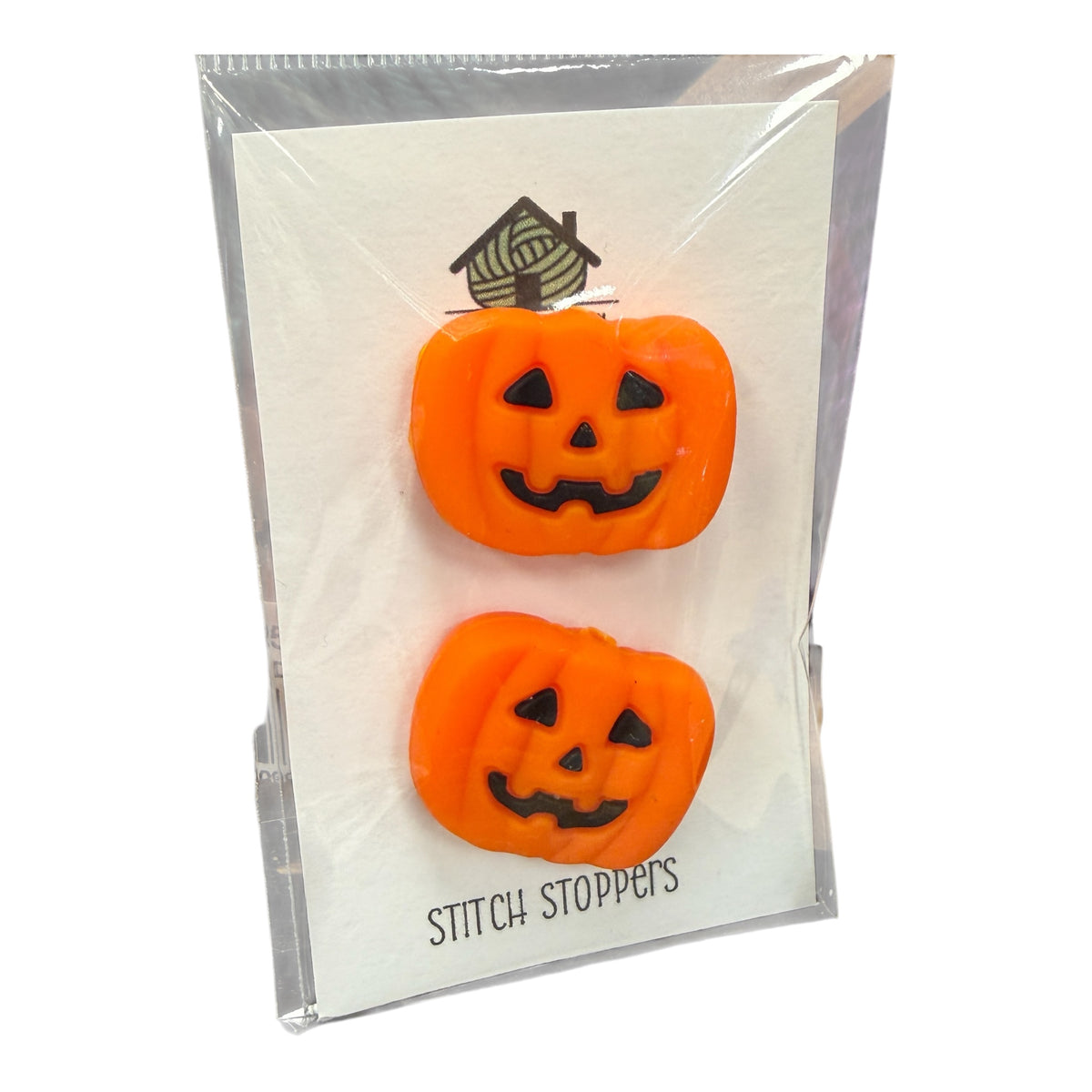 Jack-O-Lantern Stitch Stoppers