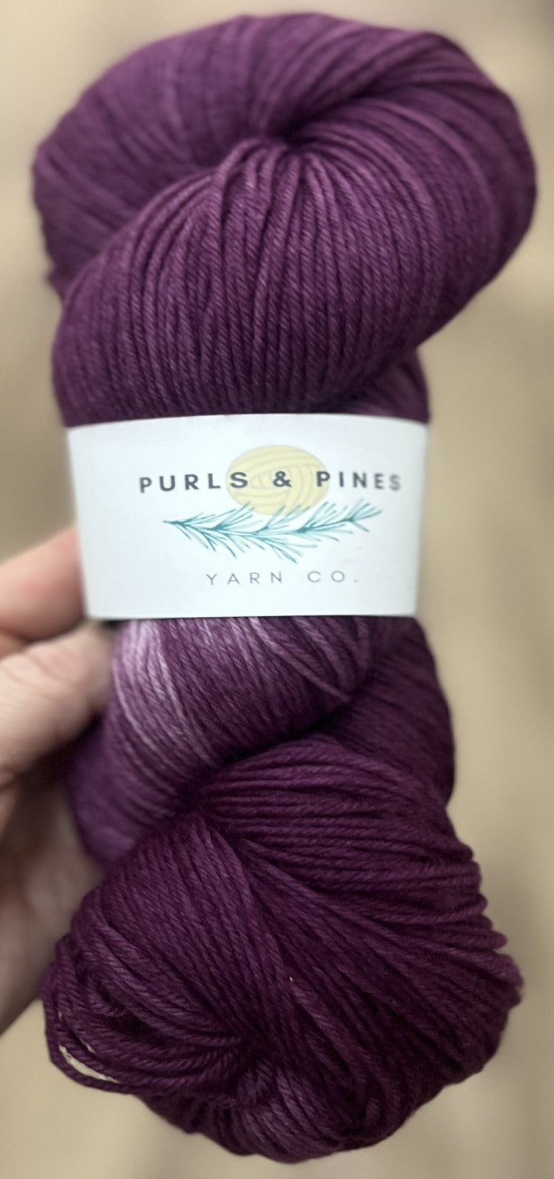 hand dyed yarn close up