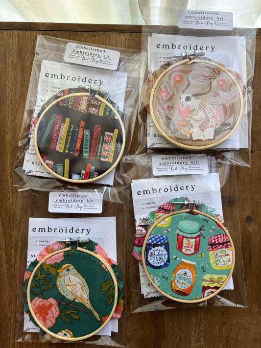 Embellished Embroidery Kit