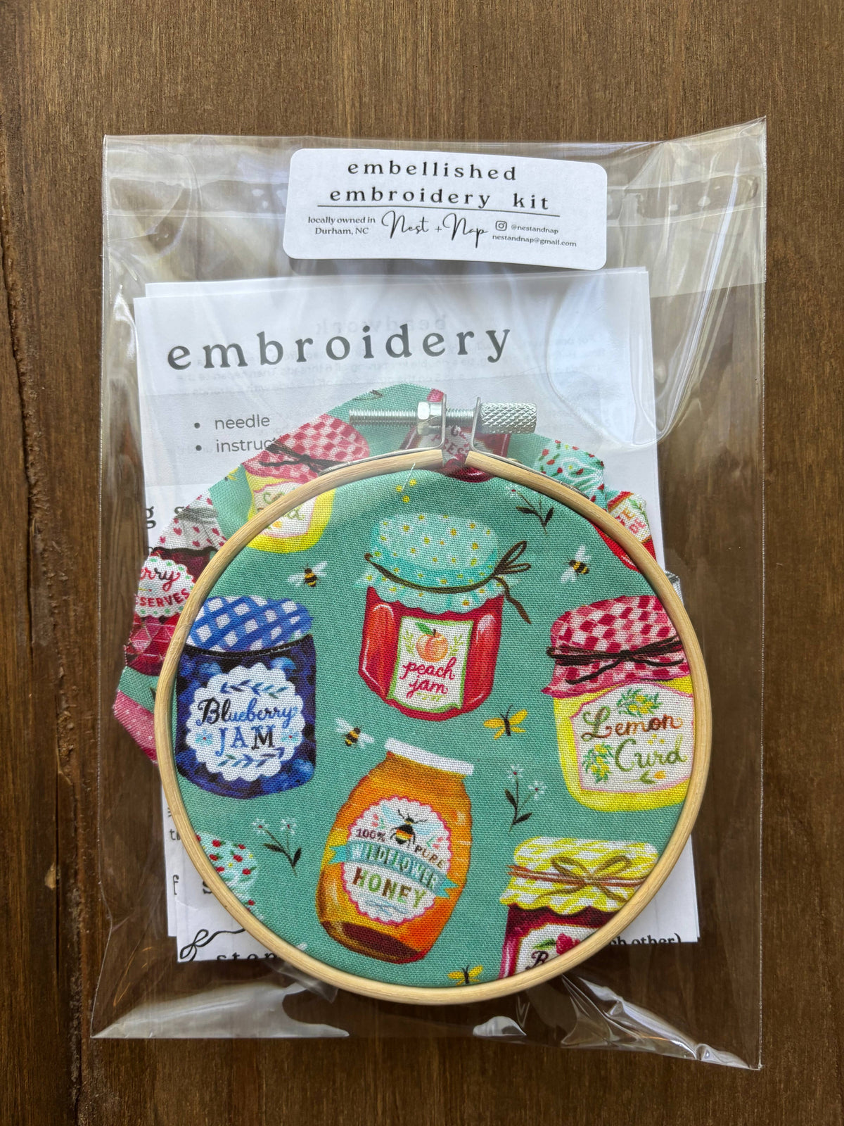 Embellished Embroidery Kit